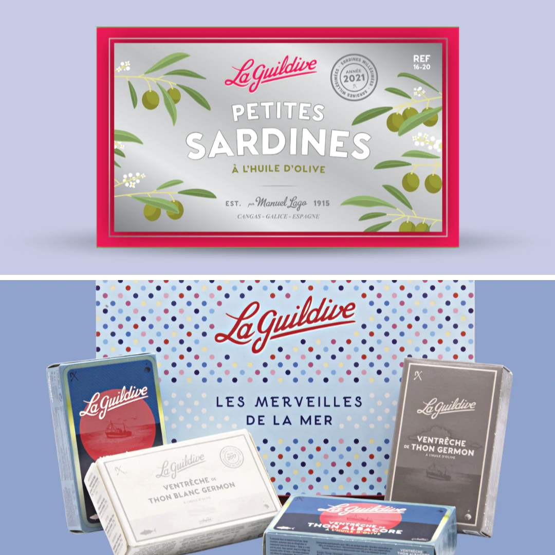 Petites sardines 16/20 piquantes - boite de sardines – Boutique La Guildive