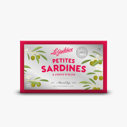 Petites sardines millésimées à l'huile d'olive 2023