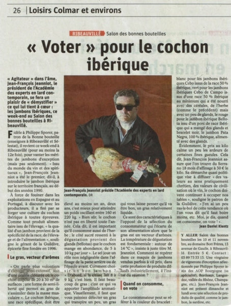 "Voter" pour le cochon ibérique
