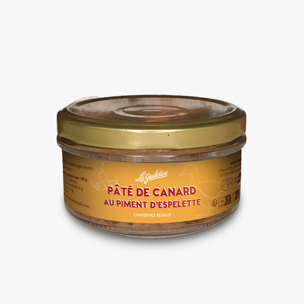 Pâté de canard au piment d'Espelette