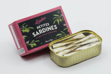 Petites sardines en boite 16/20 à l'huile d'olive biologique
