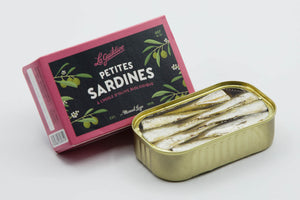 Petites sardines 16/20 à l'huile d'olive biologique